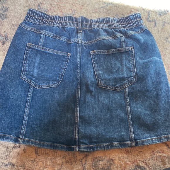 Aerie button up Denim Skirt - Picture 3 of 3
